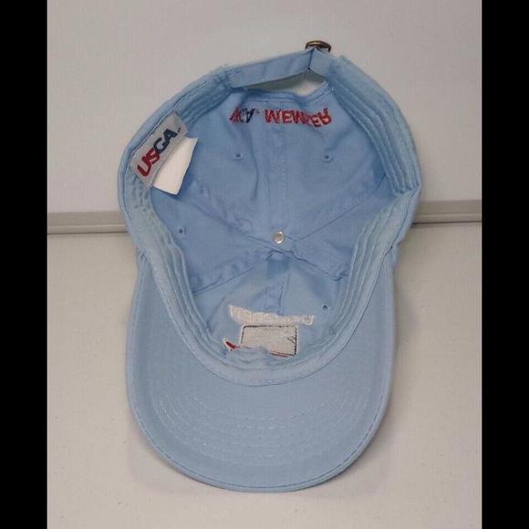 U.S. OPEN Pebble Beach 2019 Light Blue Cotton Strapback Baseball Style Hat Cap - Picture 5 of 6